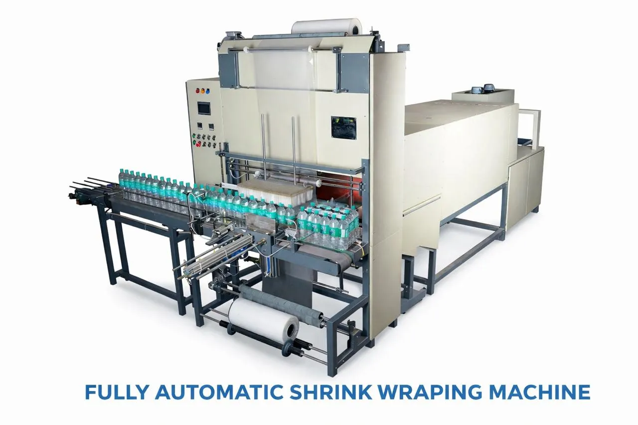 Fully Automatic Shrink Wrapping Machine - High-Efficiency Machine View 1