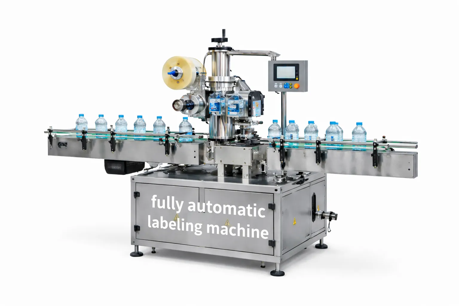 Fully Automatic Labeling Machine - High-Efficiency Machine View 1