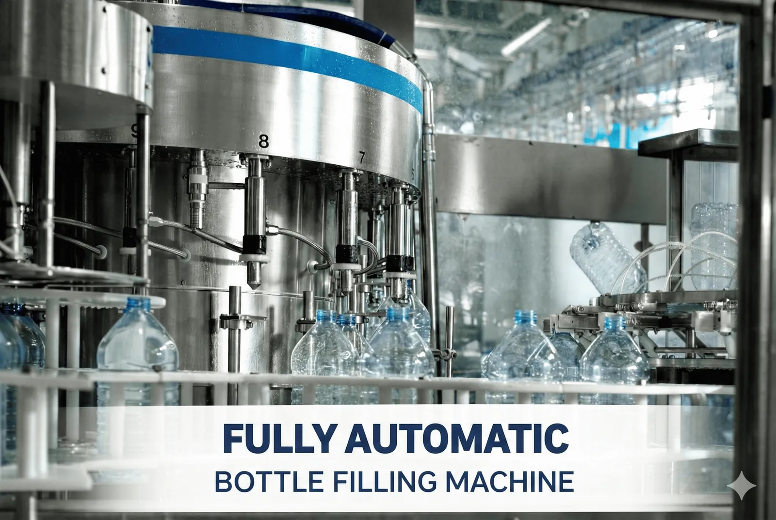 Bottled Water Plant - High-Efficiency Machine View 1