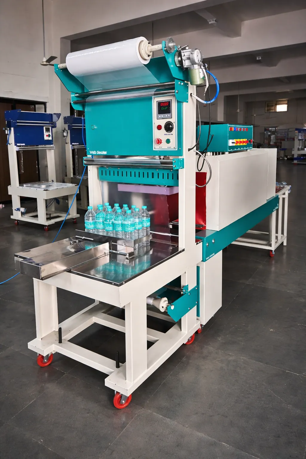 Semi-Automatic Shrink Wrapping Machine - High-Efficiency Machine View 1
